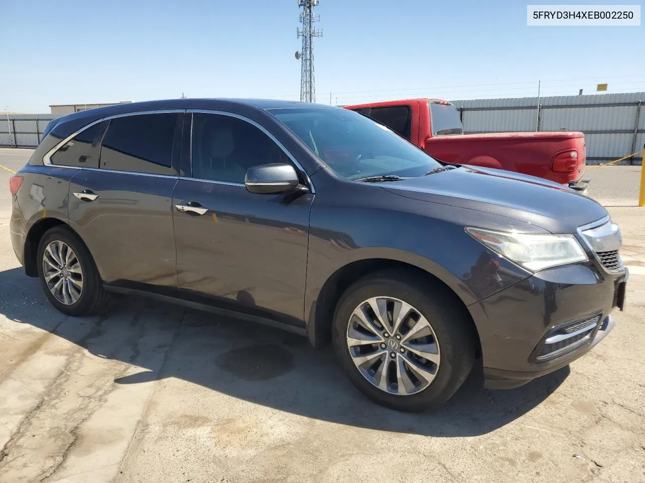 2014 Acura Mdx Technology VIN: 5FRYD3H4XEB002250 Lot: 70030754