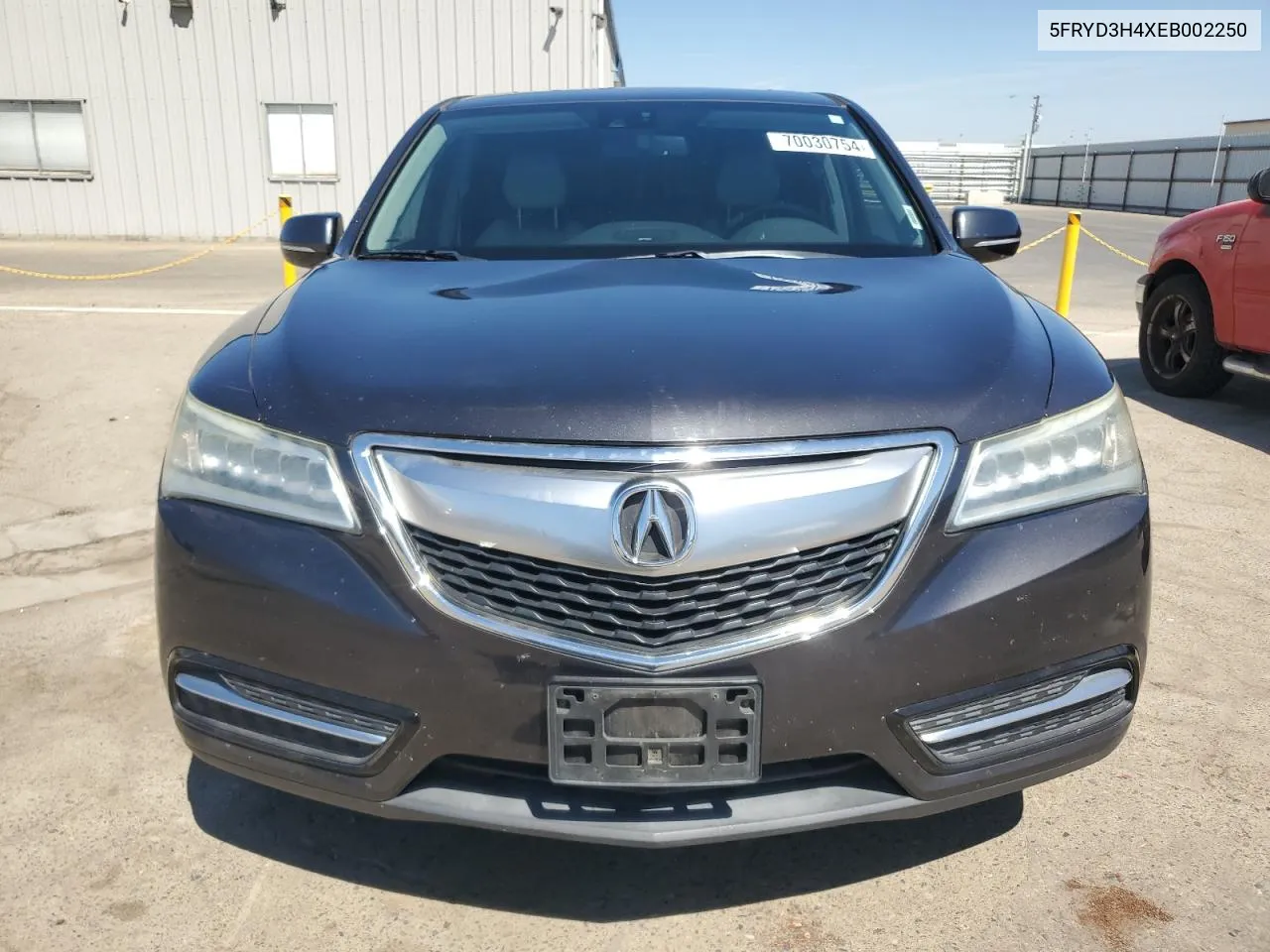 2014 Acura Mdx Technology VIN: 5FRYD3H4XEB002250 Lot: 70030754