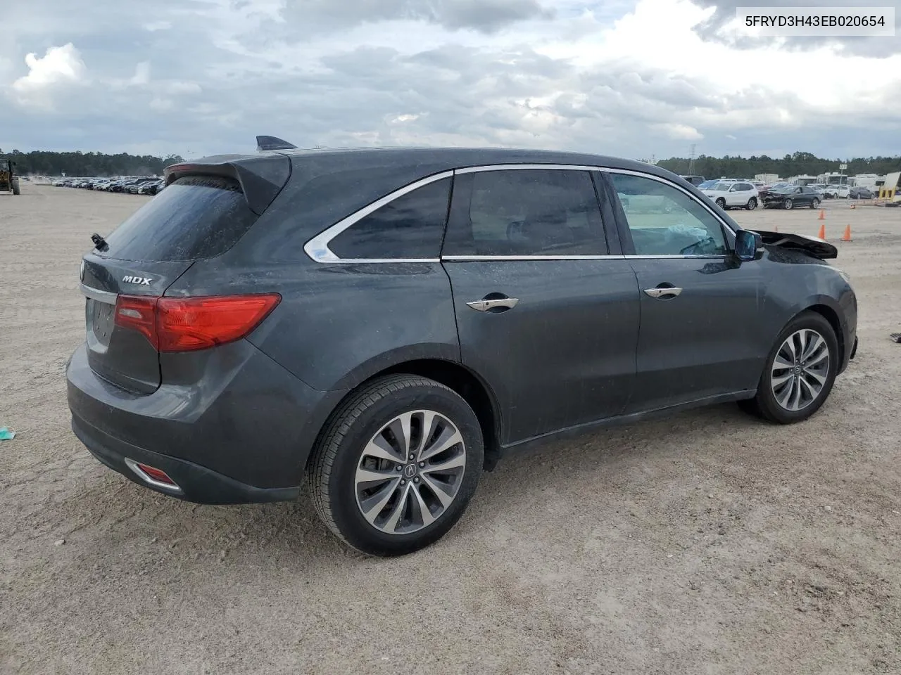 5FRYD3H43EB020654 2014 Acura Mdx Technology