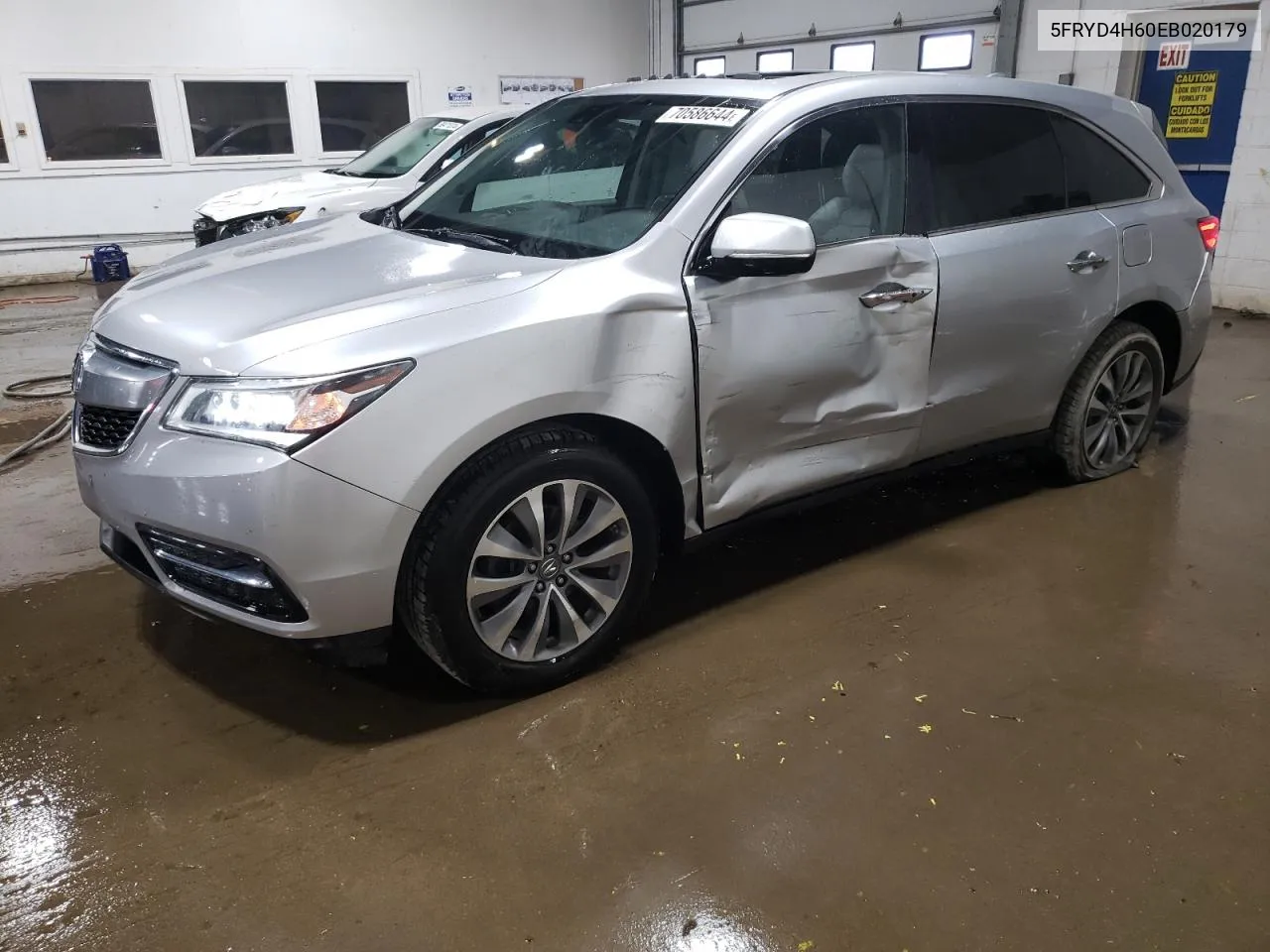 2014 Acura Mdx Technology VIN: 5FRYD4H60EB020179 Lot: 70586644