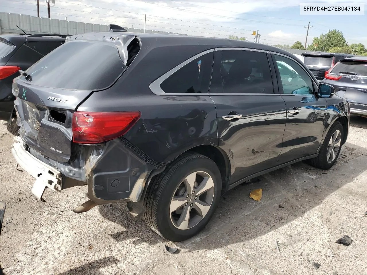 2014 Acura Mdx VIN: 5FRYD4H27EB047134 Lot: 71303134