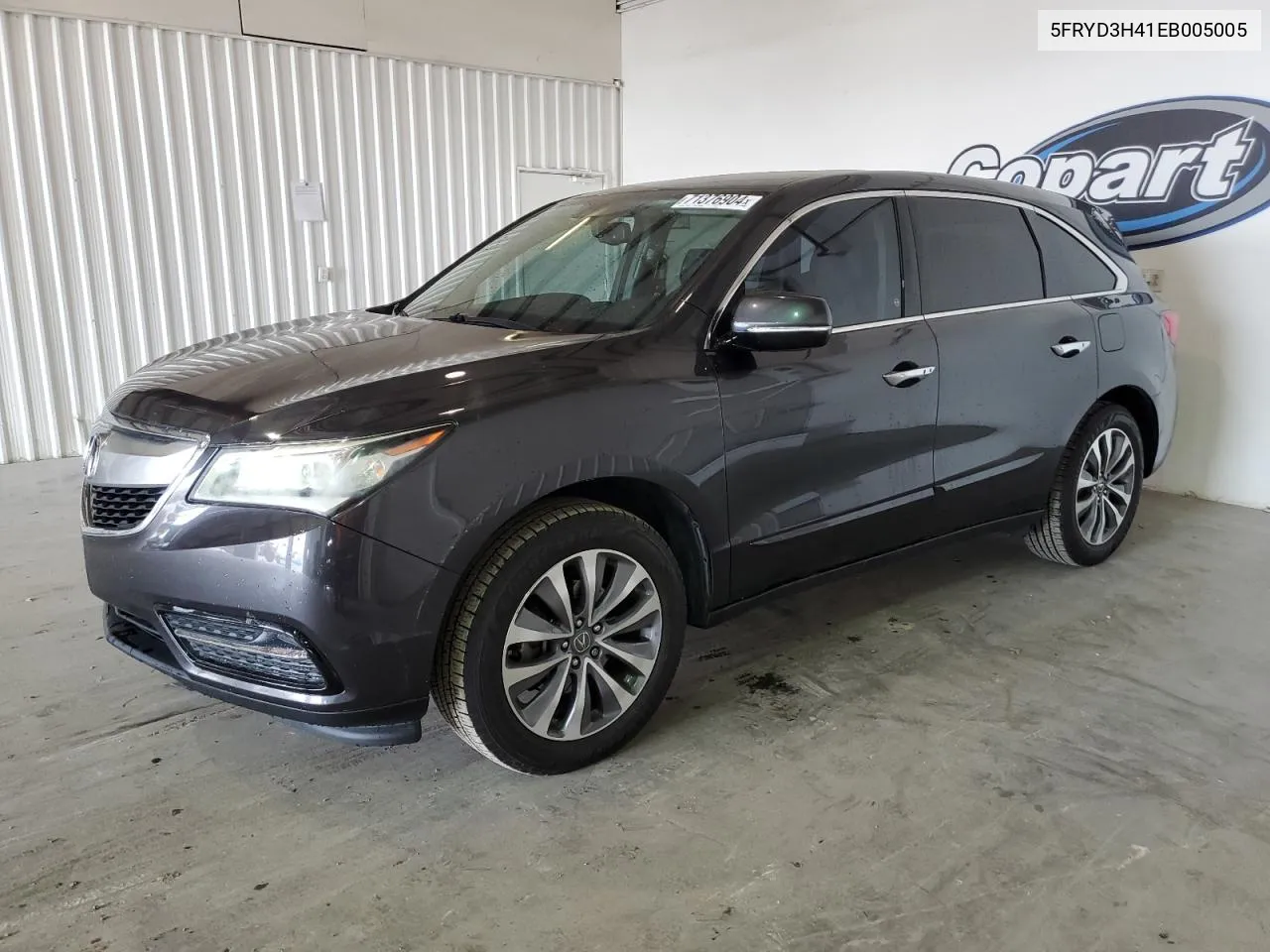 2014 Acura Mdx Technology VIN: 5FRYD3H41EB005005 Lot: 71376904