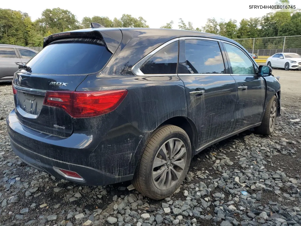 2014 Acura Mdx Technology VIN: 5FRYD4H40EB016745 Lot: 71639624