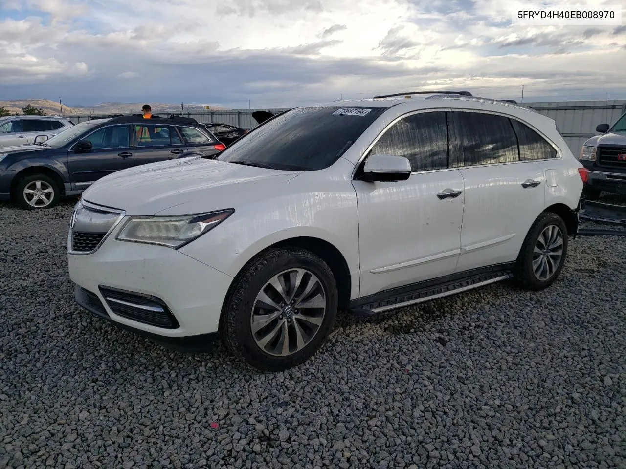 2014 Acura Mdx Technology VIN: 5FRYD4H40EB008970 Lot: 72047194