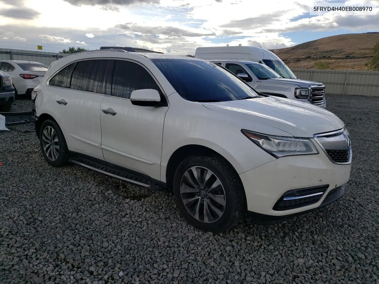 2014 Acura Mdx Technology VIN: 5FRYD4H40EB008970 Lot: 72047194