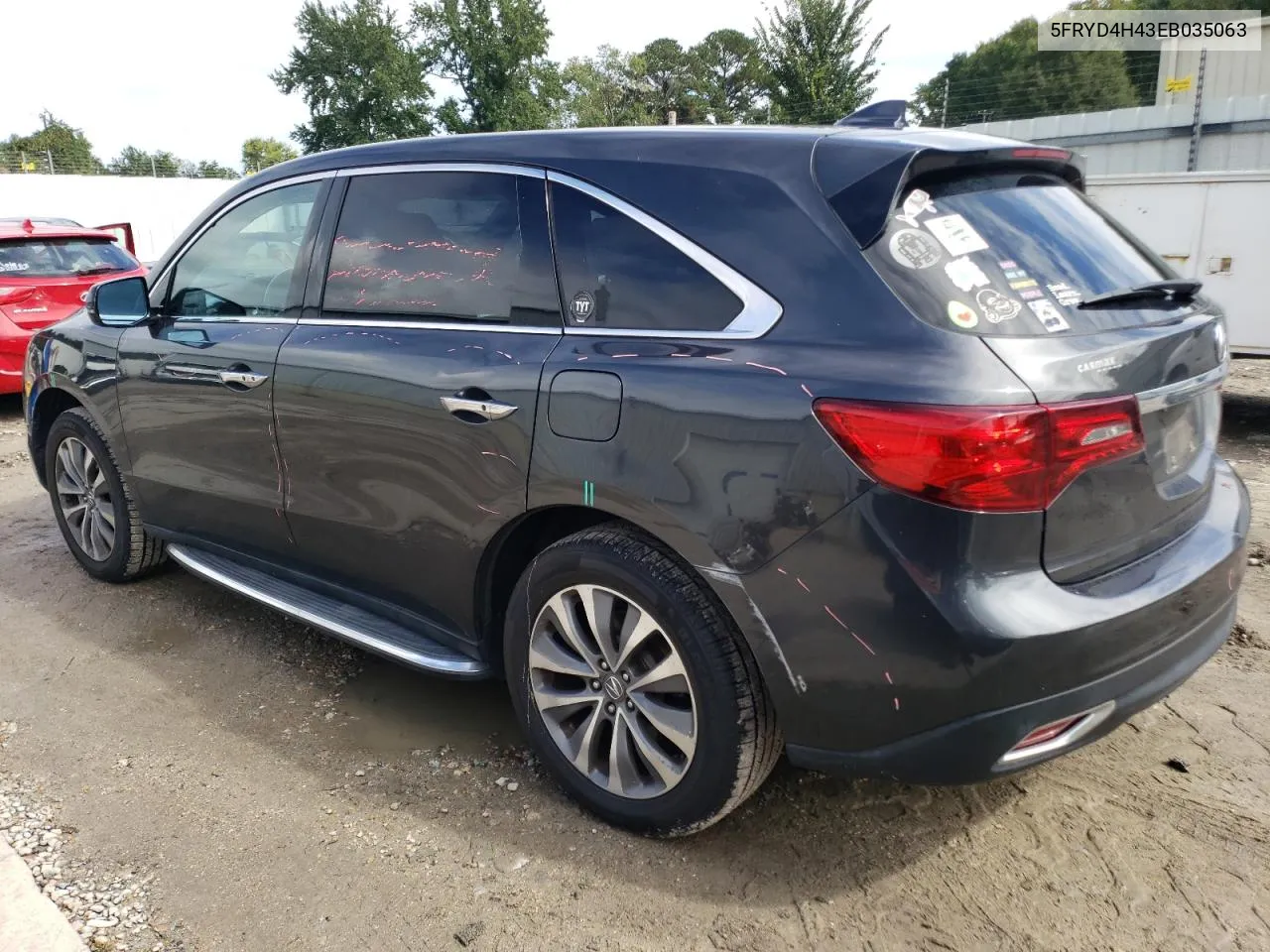 2014 Acura Mdx Technology VIN: 5FRYD4H43EB035063 Lot: 73346684