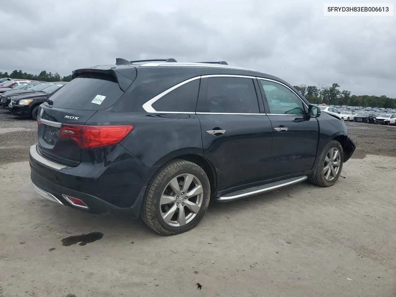 2014 Acura Mdx Advance VIN: 5FRYD3H83EB006613 Lot: 73519734