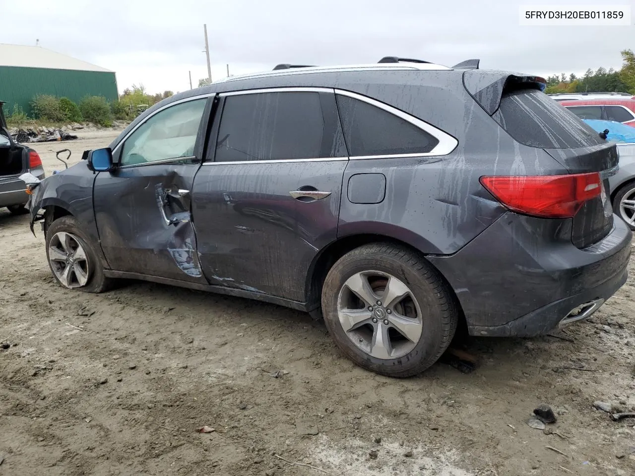 2014 Acura Mdx VIN: 5FRYD3H20EB011859 Lot: 73571824