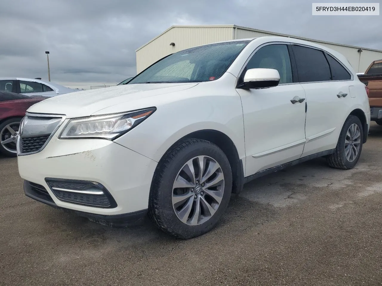 2014 Acura Mdx Technology VIN: 5FRYD3H44EB020419 Lot: 74257234