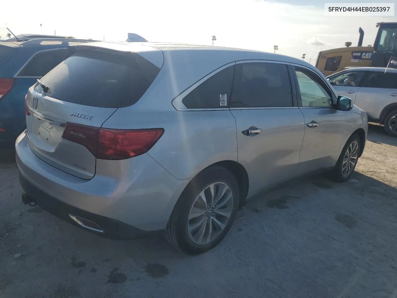 2014 Acura Mdx Technology VIN: 5FRYD4H44EB025397 Lot: 74450464