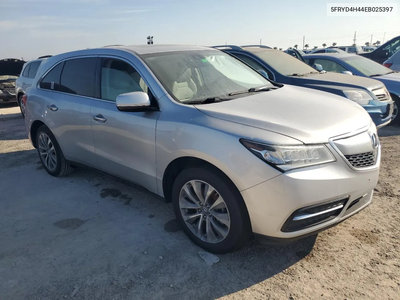 2014 Acura Mdx Technology VIN: 5FRYD4H44EB025397 Lot: 74450464