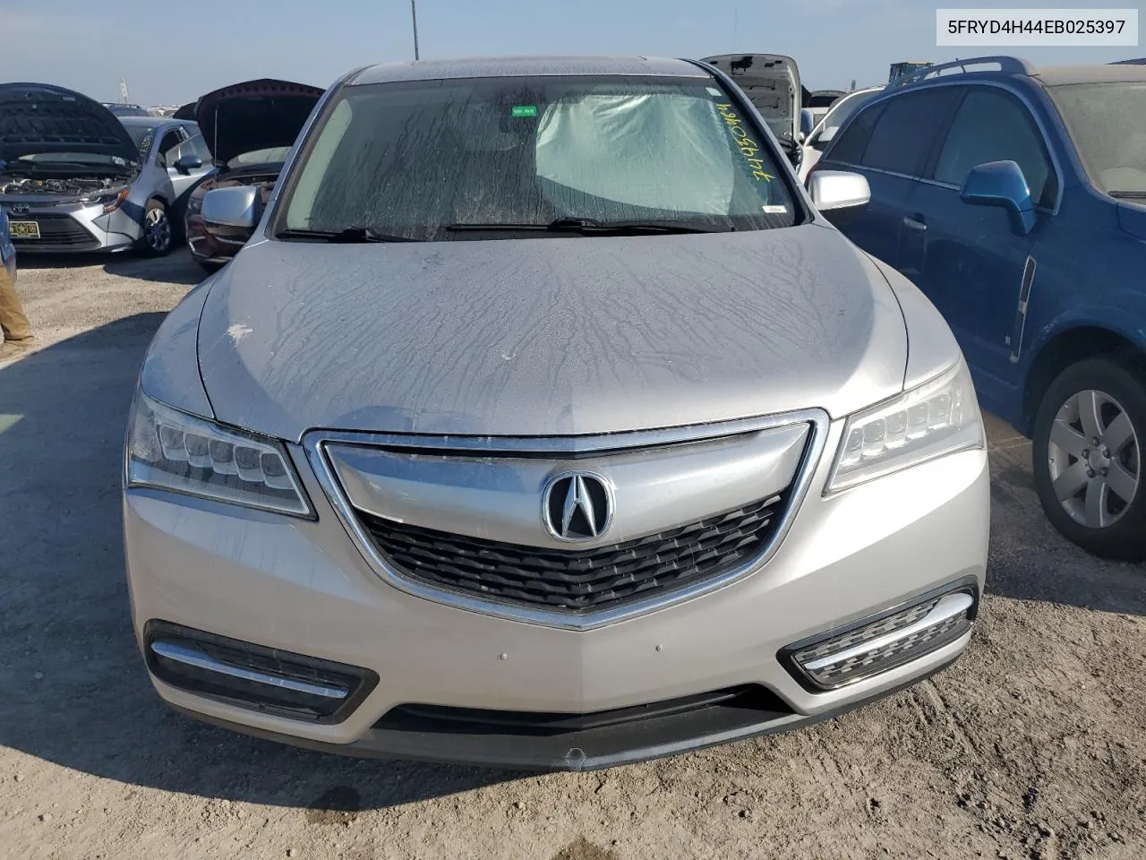 2014 Acura Mdx Technology VIN: 5FRYD4H44EB025397 Lot: 74450464