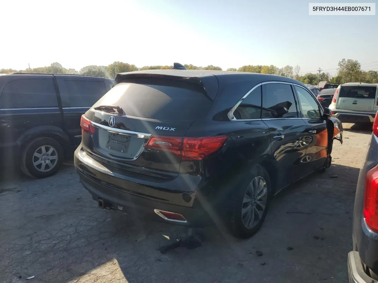 5FRYD3H44EB007671 2014 Acura Mdx Technology