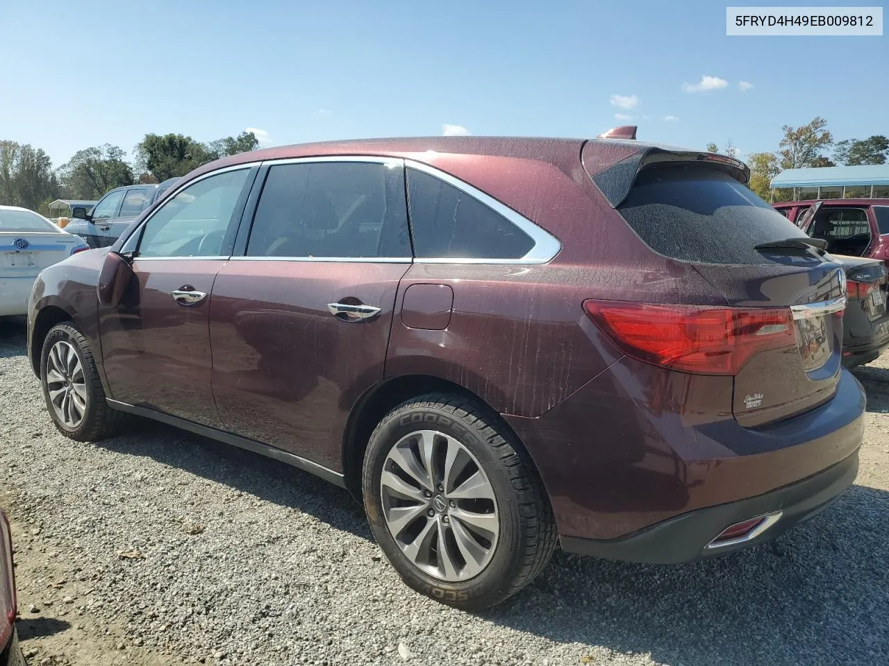 5FRYD4H49EB009812 2014 Acura Mdx Technology