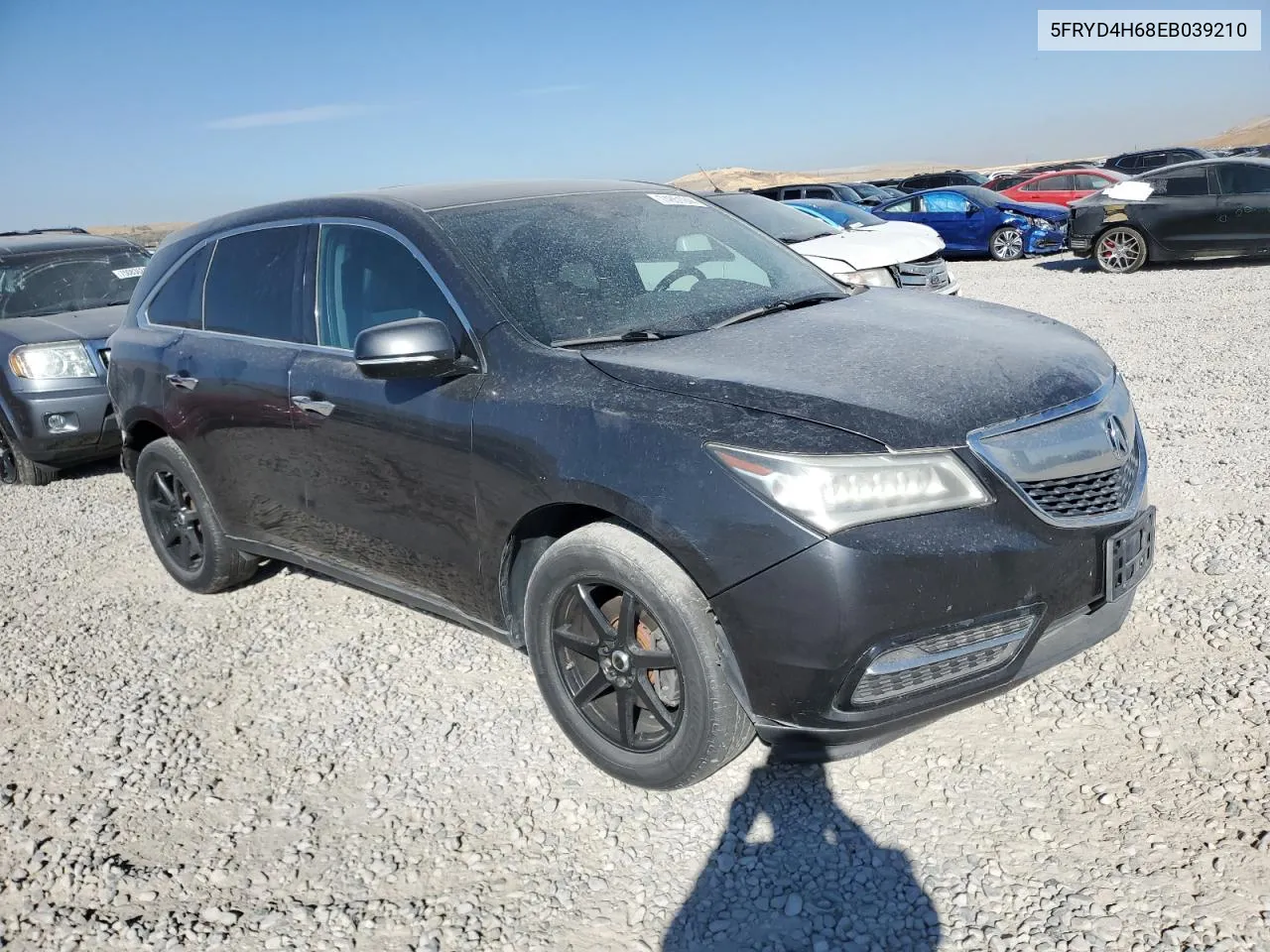 2014 Acura Mdx Technology VIN: 5FRYD4H68EB039210 Lot: 74851944