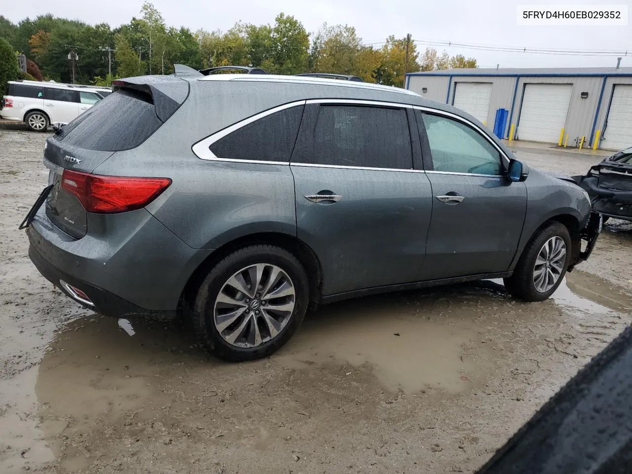 2014 Acura Mdx Technology VIN: 5FRYD4H60EB029352 Lot: 74884054