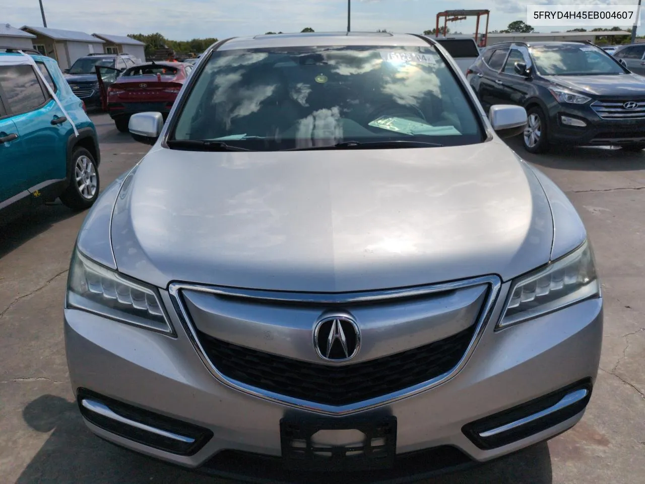 2014 Acura Mdx Technology VIN: 5FRYD4H45EB004607 Lot: 75126184