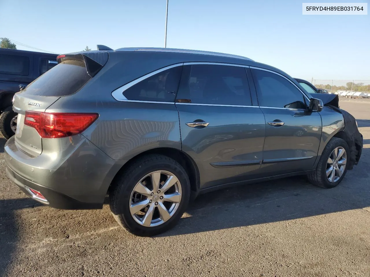 2014 Acura Mdx Advance VIN: 5FRYD4H89EB031764 Lot: 75307304