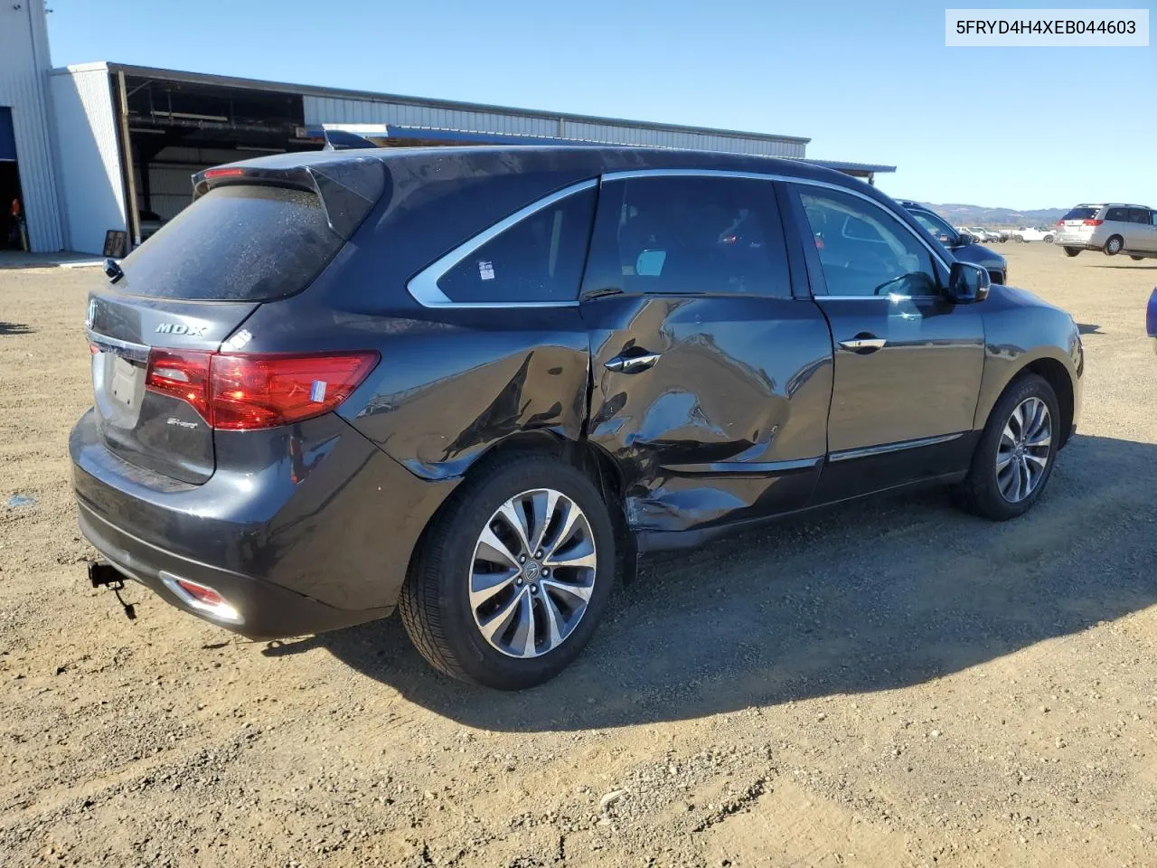 2014 Acura Mdx Technology VIN: 5FRYD4H4XEB044603 Lot: 76404444