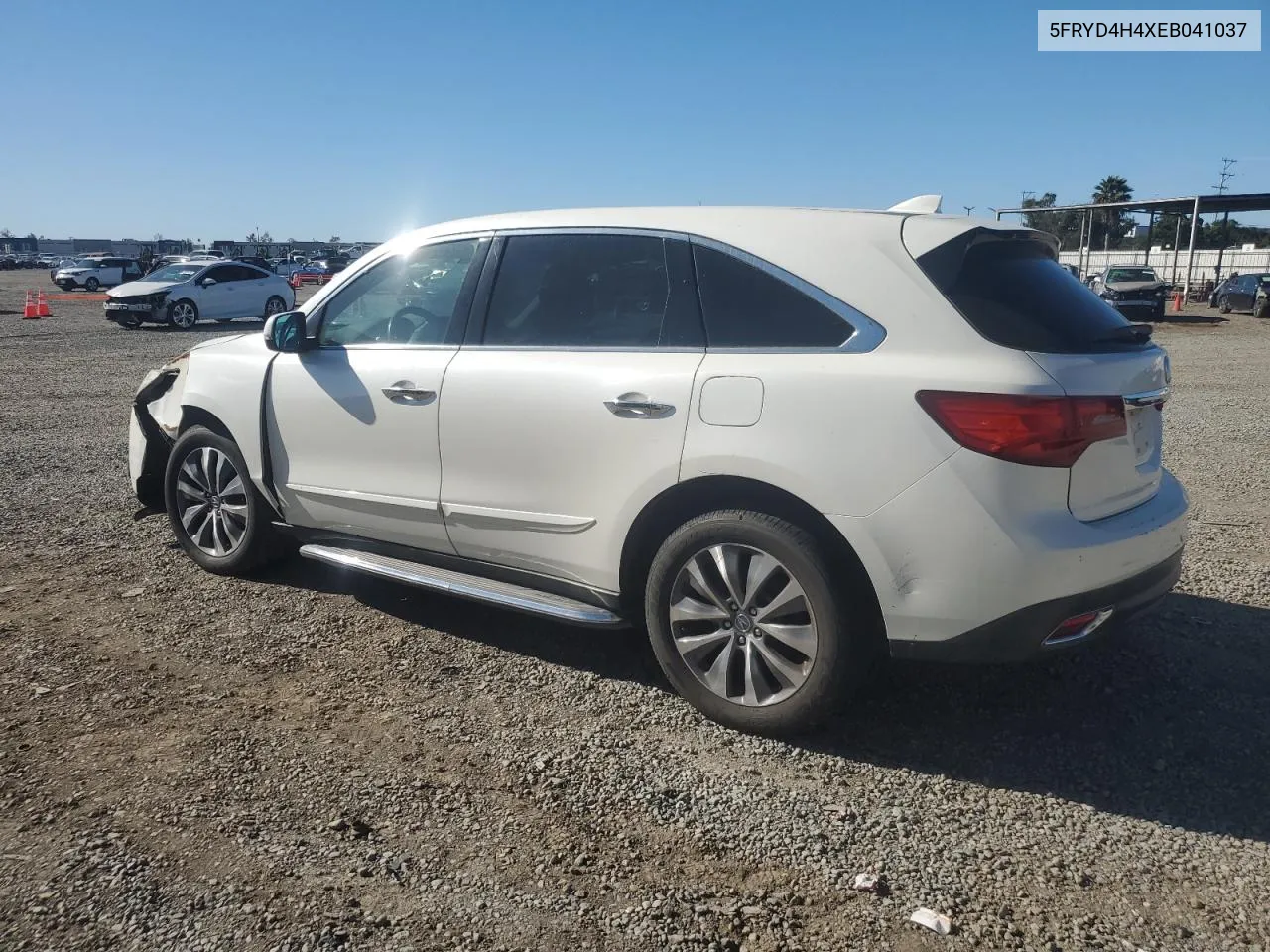 2014 Acura Mdx Technology VIN: 5FRYD4H4XEB041037 Lot: 76489414