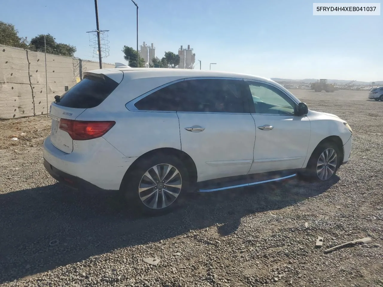 2014 Acura Mdx Technology VIN: 5FRYD4H4XEB041037 Lot: 76489414