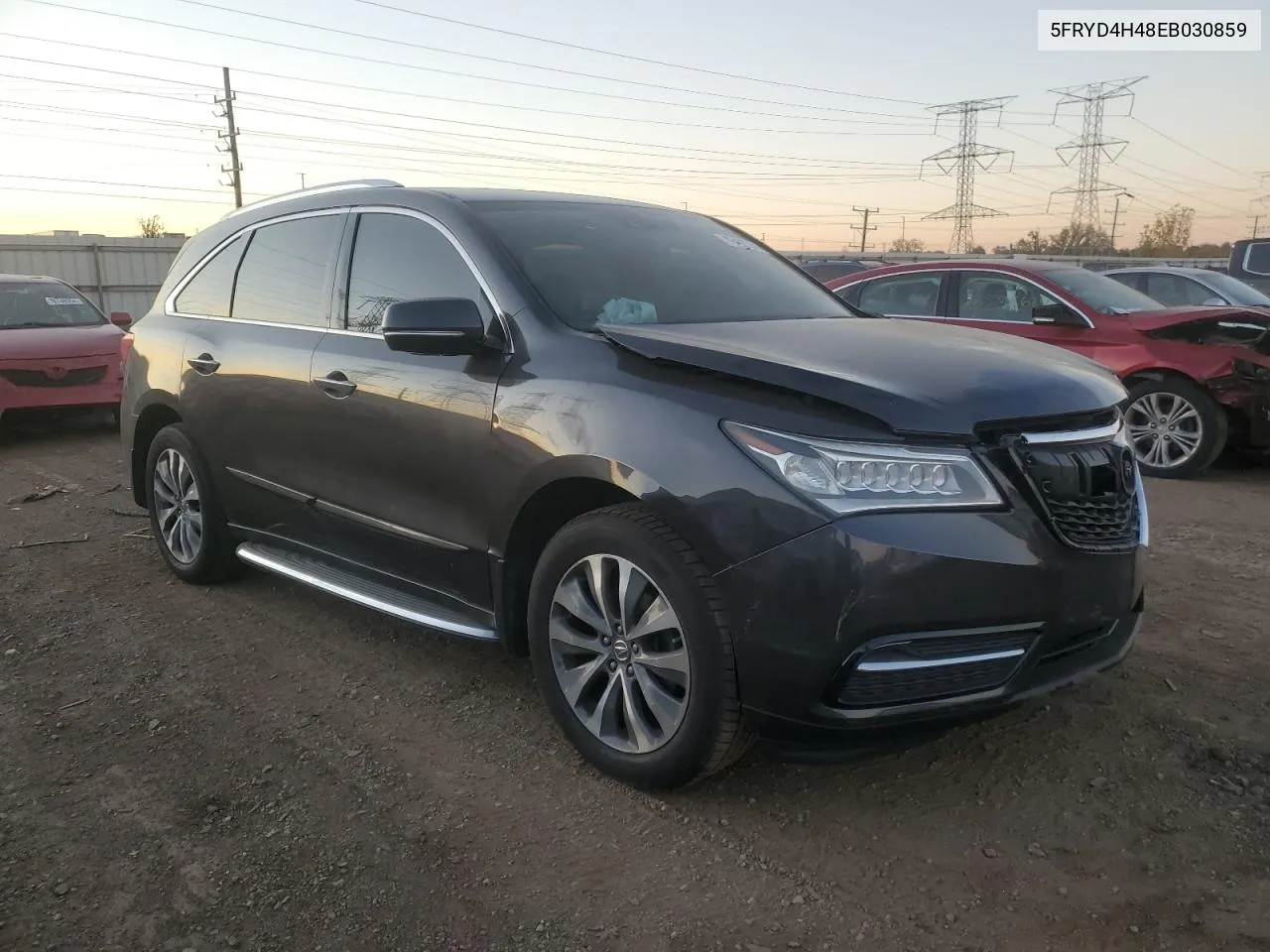 2014 Acura Mdx Technology VIN: 5FRYD4H48EB030859 Lot: 76492784