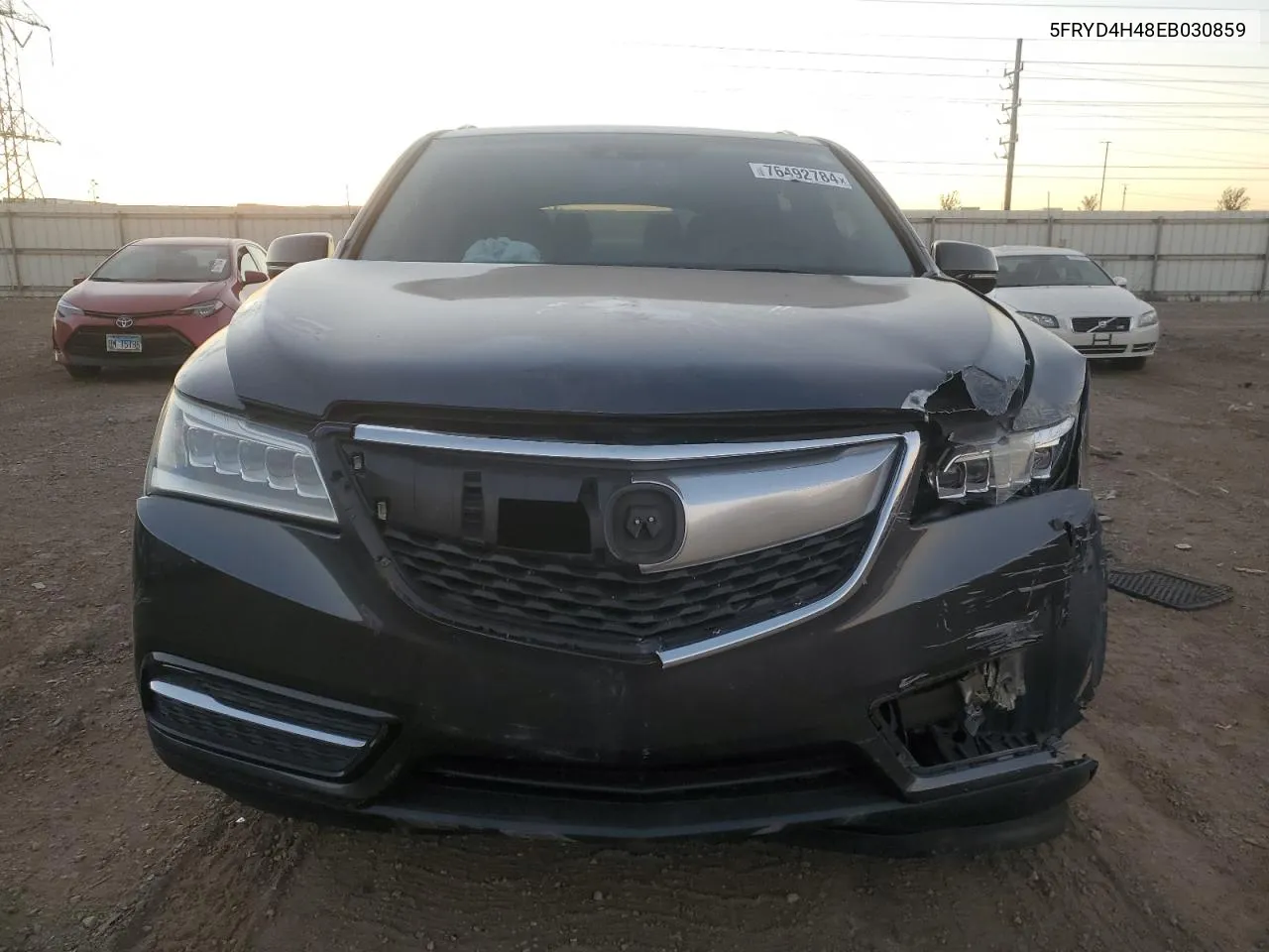 2014 Acura Mdx Technology VIN: 5FRYD4H48EB030859 Lot: 76492784