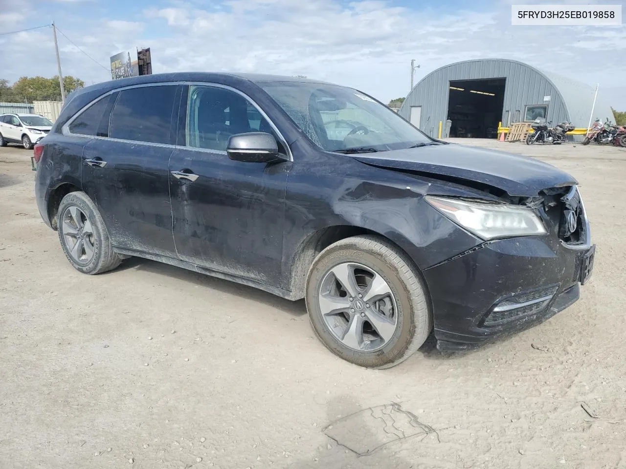 2014 Acura Mdx VIN: 5FRYD3H25EB019858 Lot: 76499754