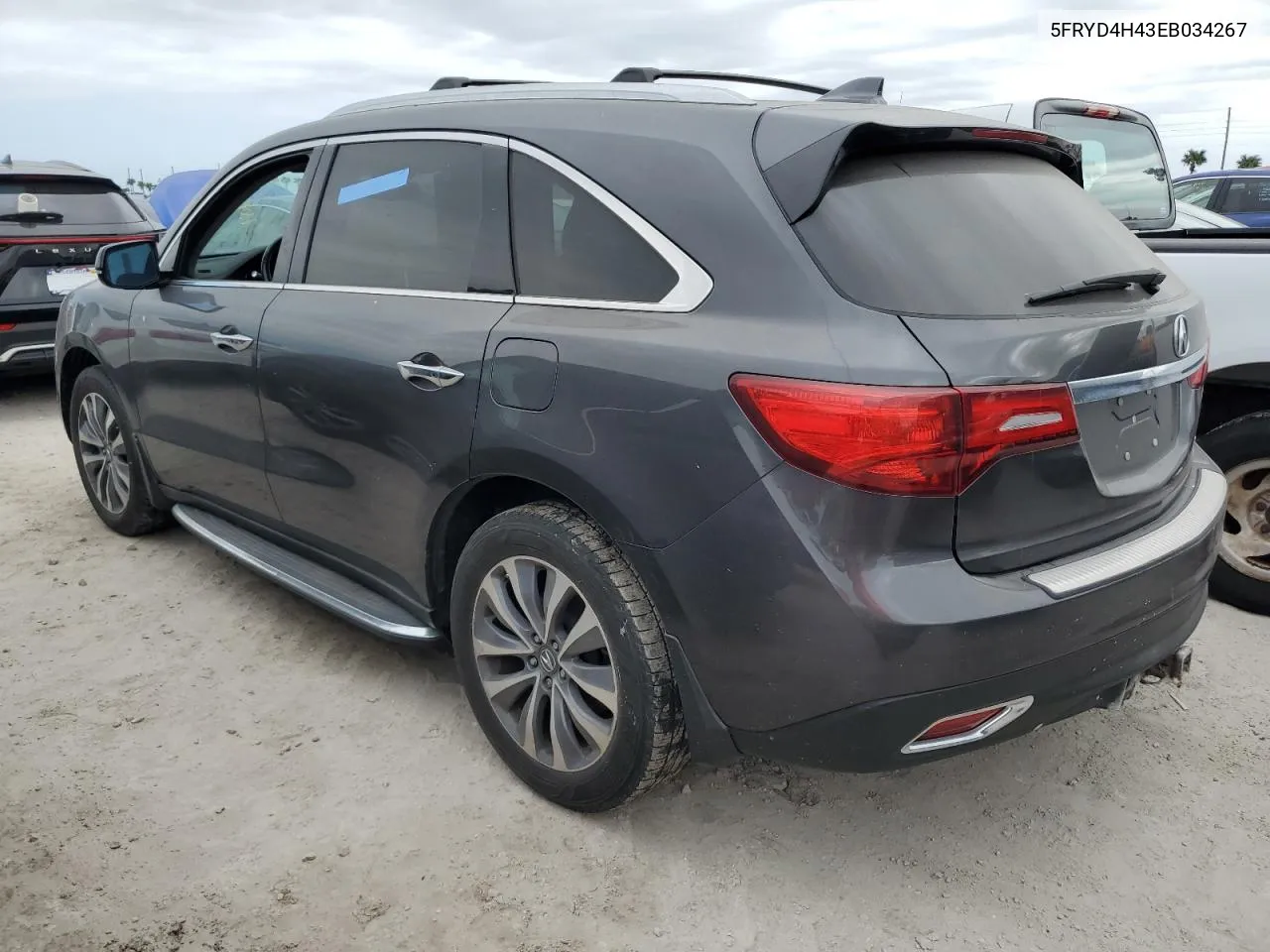 2014 Acura Mdx Technology VIN: 5FRYD4H43EB034267 Lot: 76509564