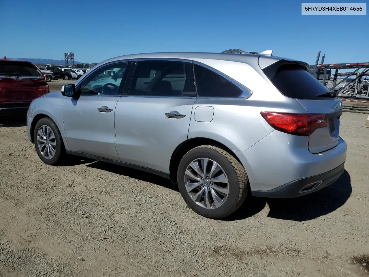 2014 Acura Mdx Technology VIN: 5FRYD3H4XEB014656 Lot: 76702274