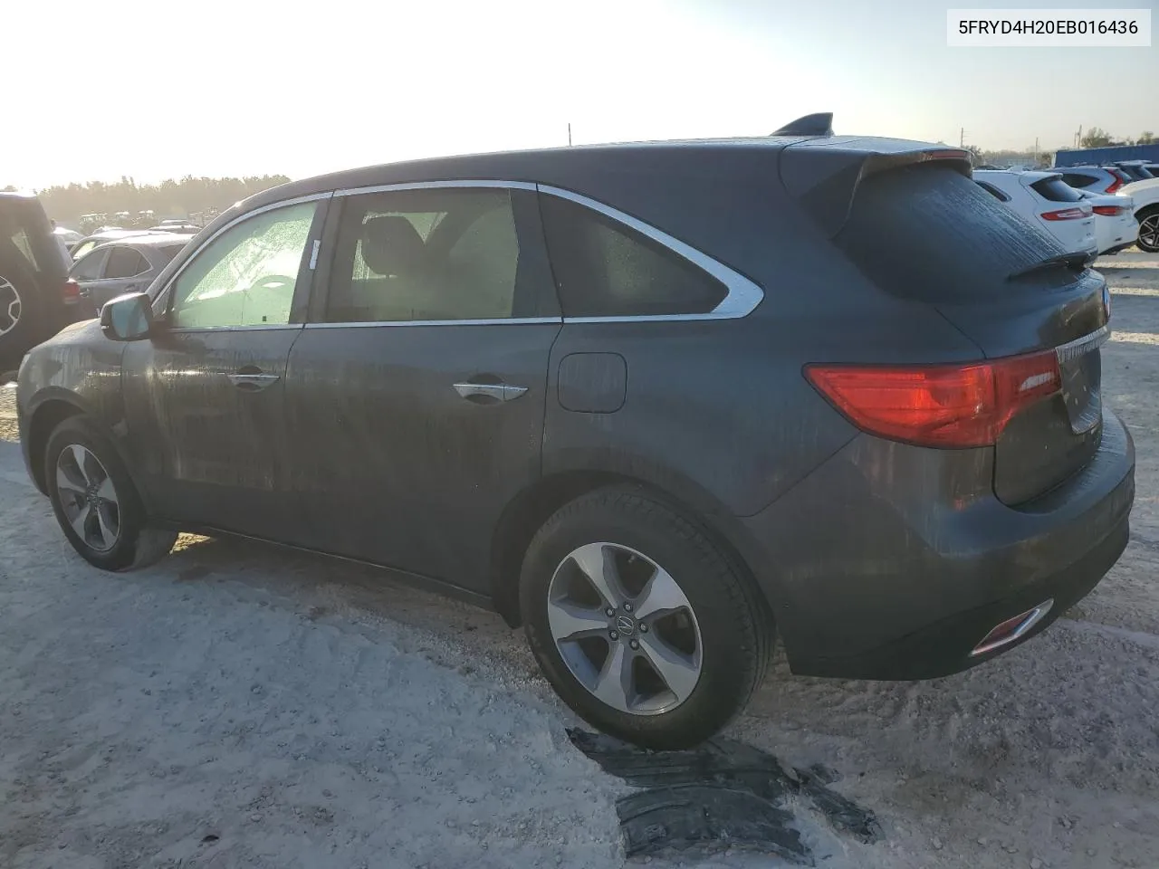 2014 Acura Mdx VIN: 5FRYD4H20EB016436 Lot: 76705634