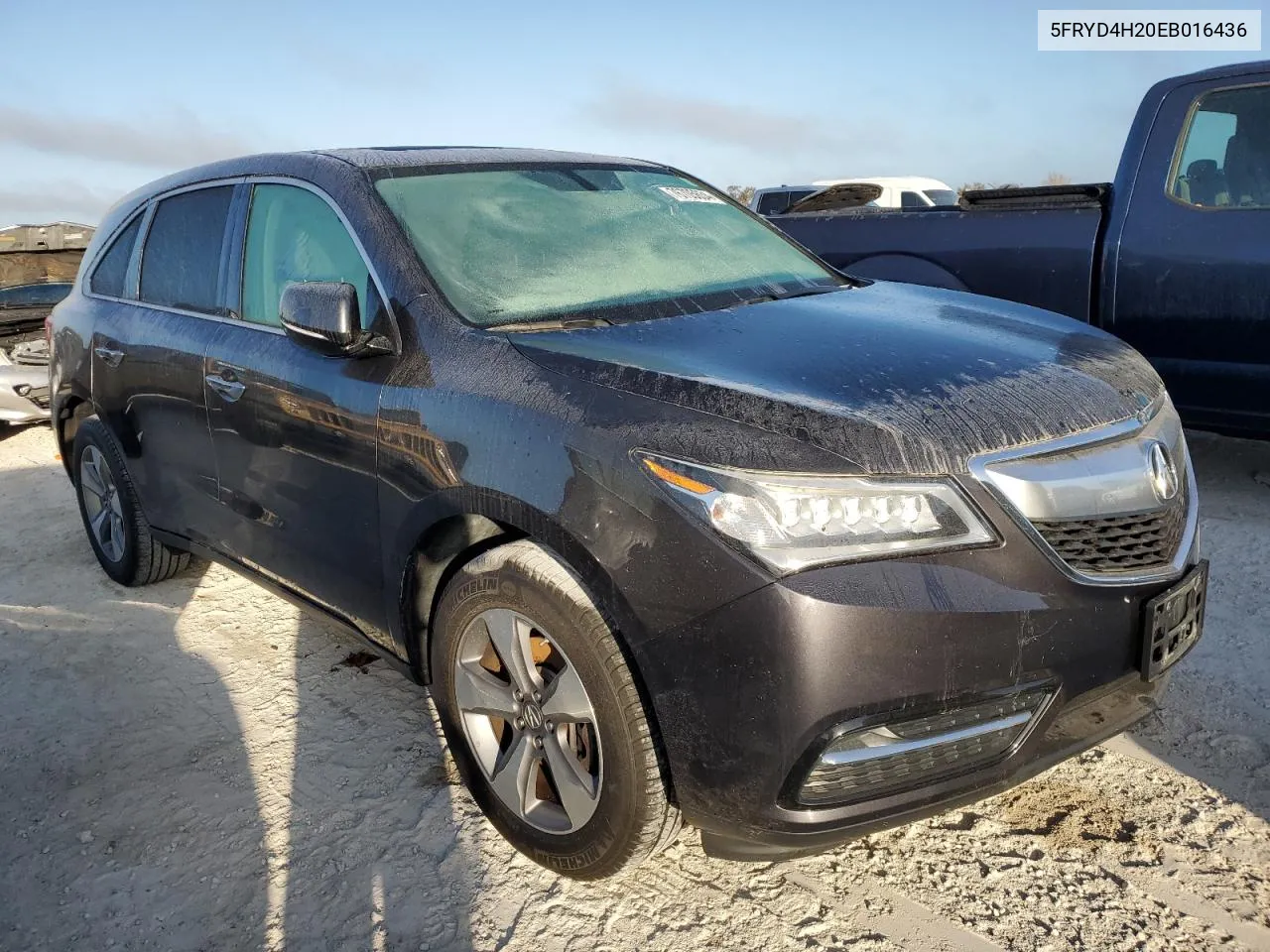 2014 Acura Mdx VIN: 5FRYD4H20EB016436 Lot: 76705634