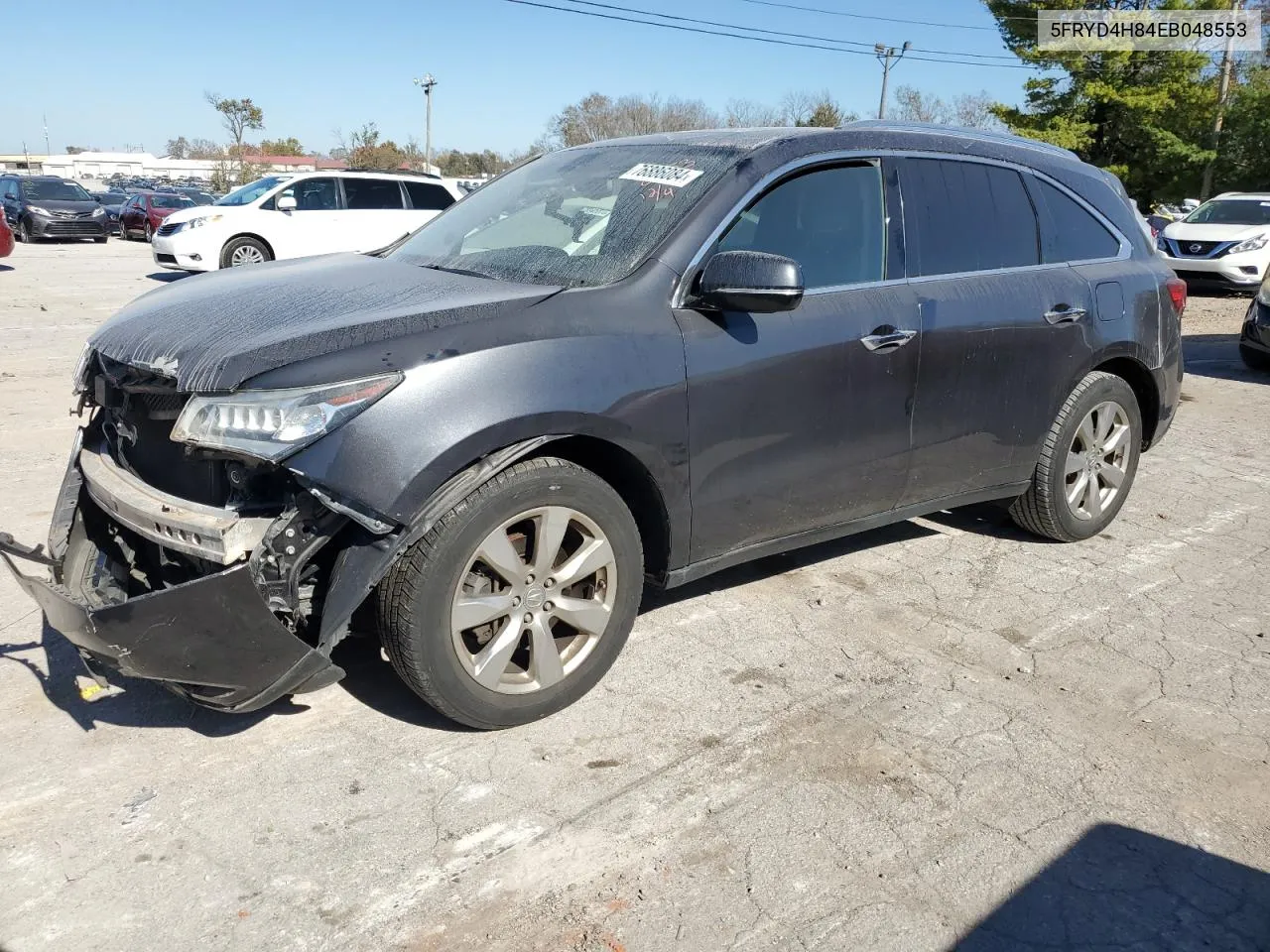 2014 Acura Mdx Advance VIN: 5FRYD4H84EB048553 Lot: 76886084