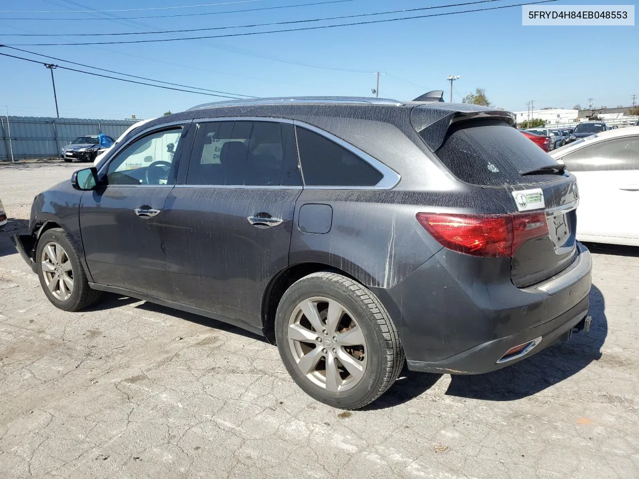 2014 Acura Mdx Advance VIN: 5FRYD4H84EB048553 Lot: 76886084