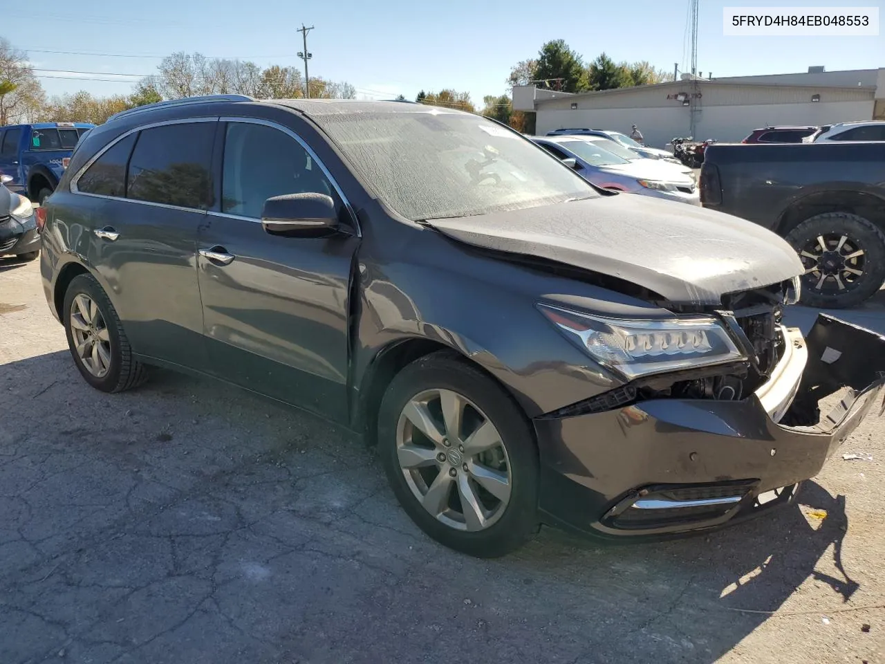 2014 Acura Mdx Advance VIN: 5FRYD4H84EB048553 Lot: 76886084