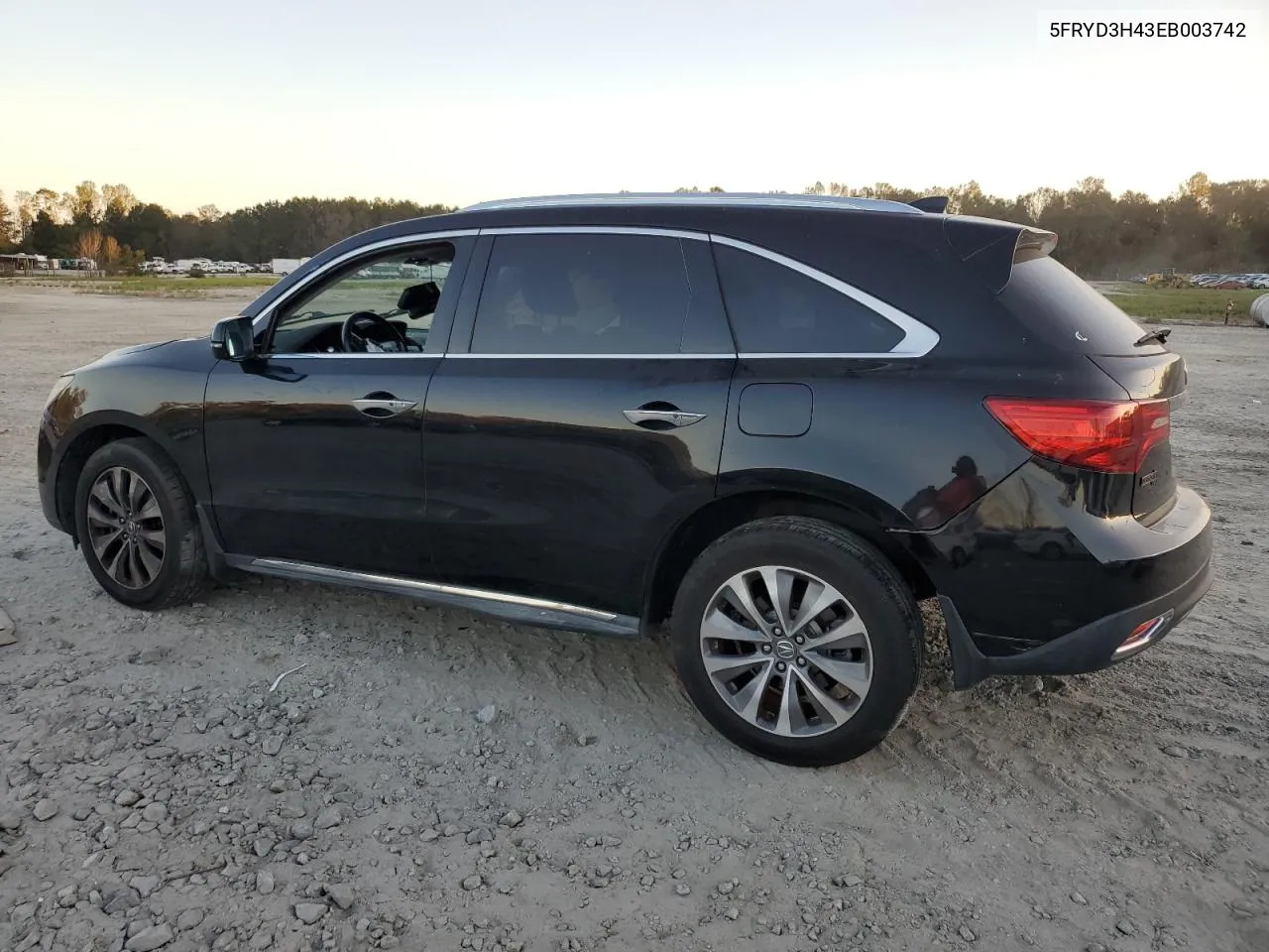 2014 Acura Mdx Technology VIN: 5FRYD3H43EB003742 Lot: 77128554