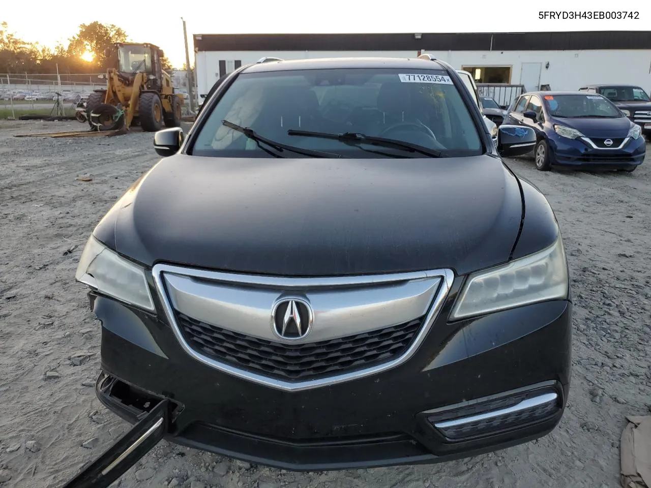 2014 Acura Mdx Technology VIN: 5FRYD3H43EB003742 Lot: 77128554