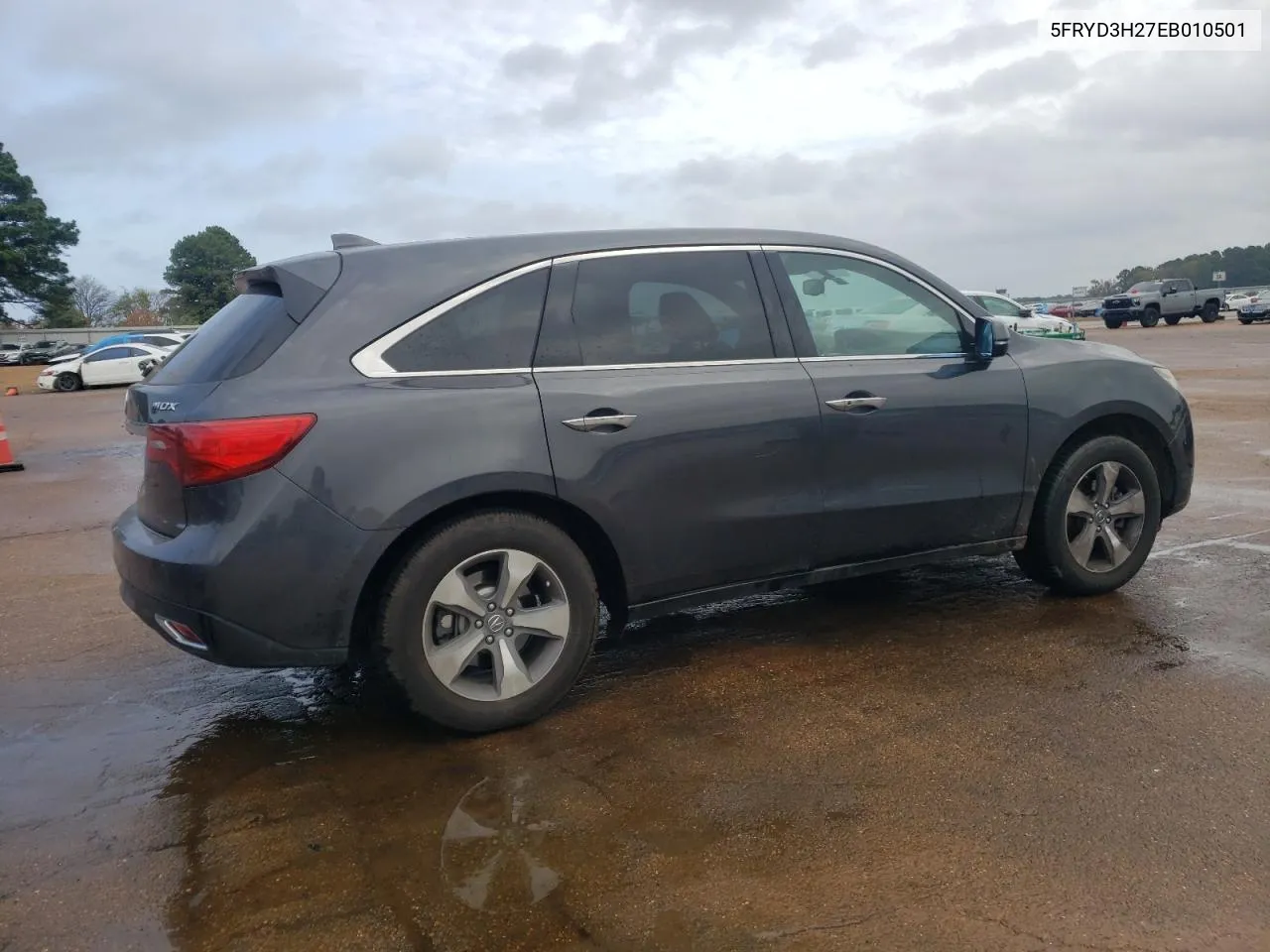 2014 Acura Mdx VIN: 5FRYD3H27EB010501 Lot: 77226814