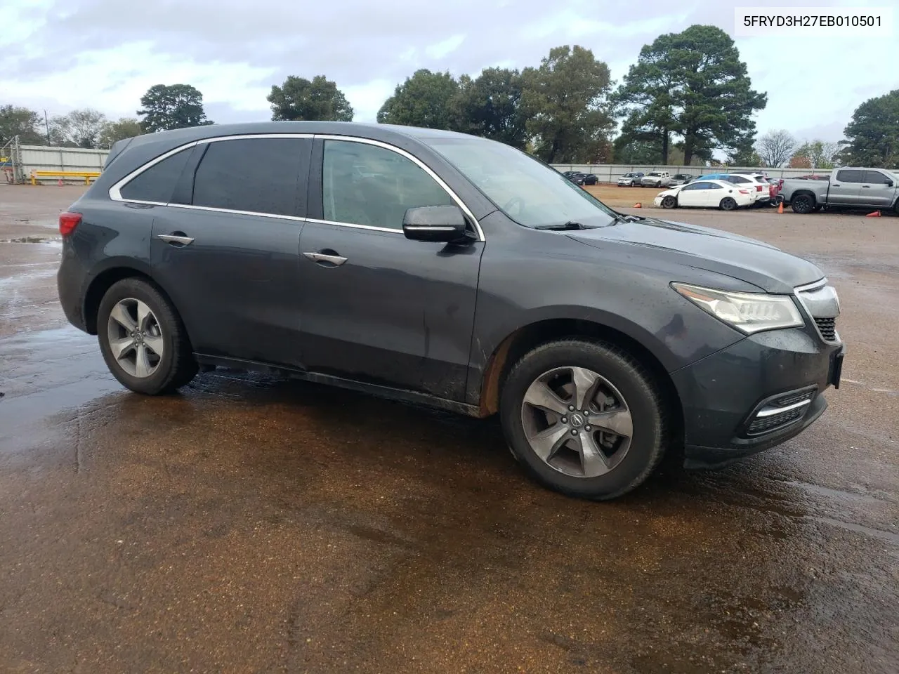 2014 Acura Mdx VIN: 5FRYD3H27EB010501 Lot: 77226814