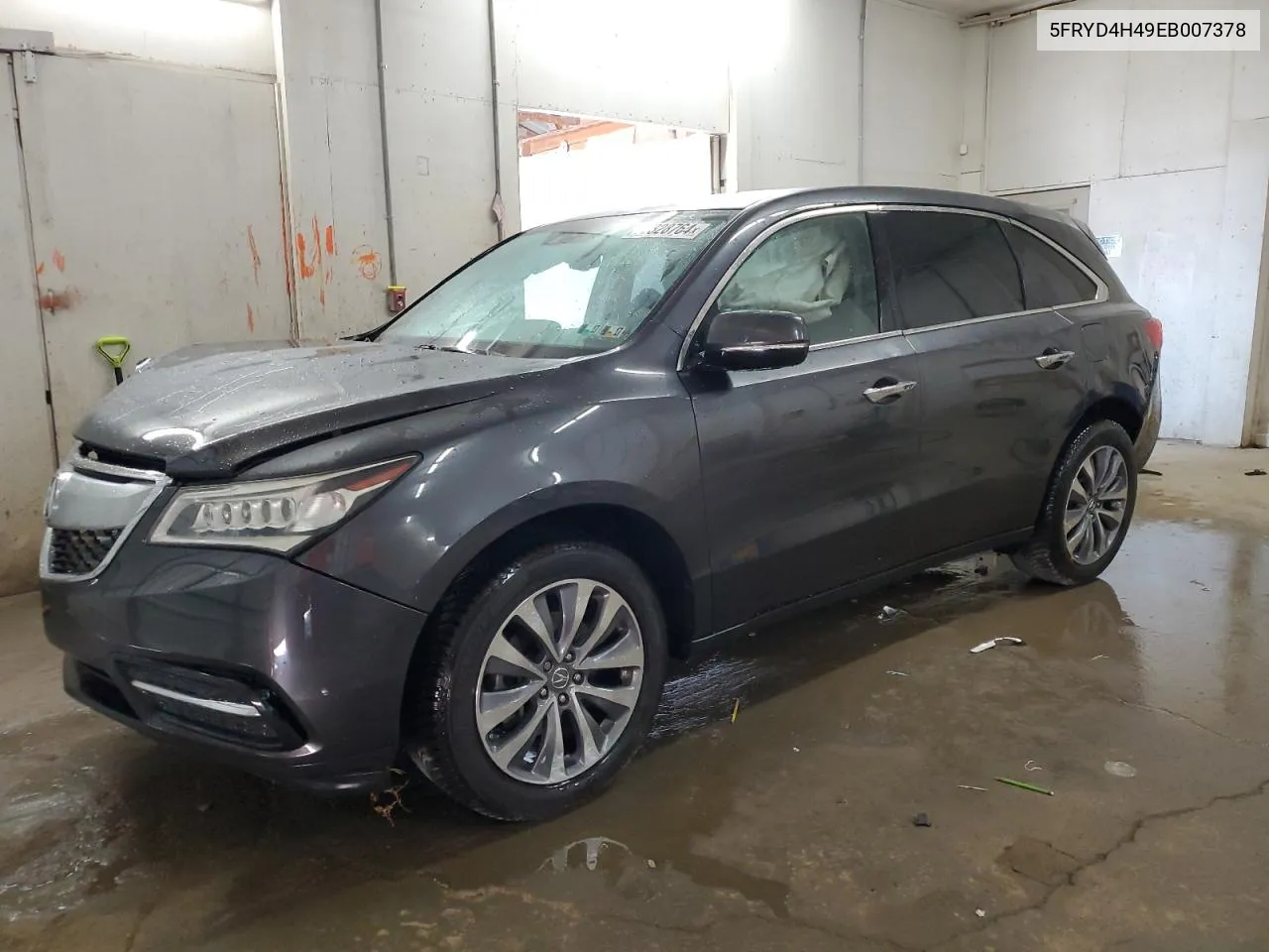 2014 Acura Mdx Technology VIN: 5FRYD4H49EB007378 Lot: 77328764