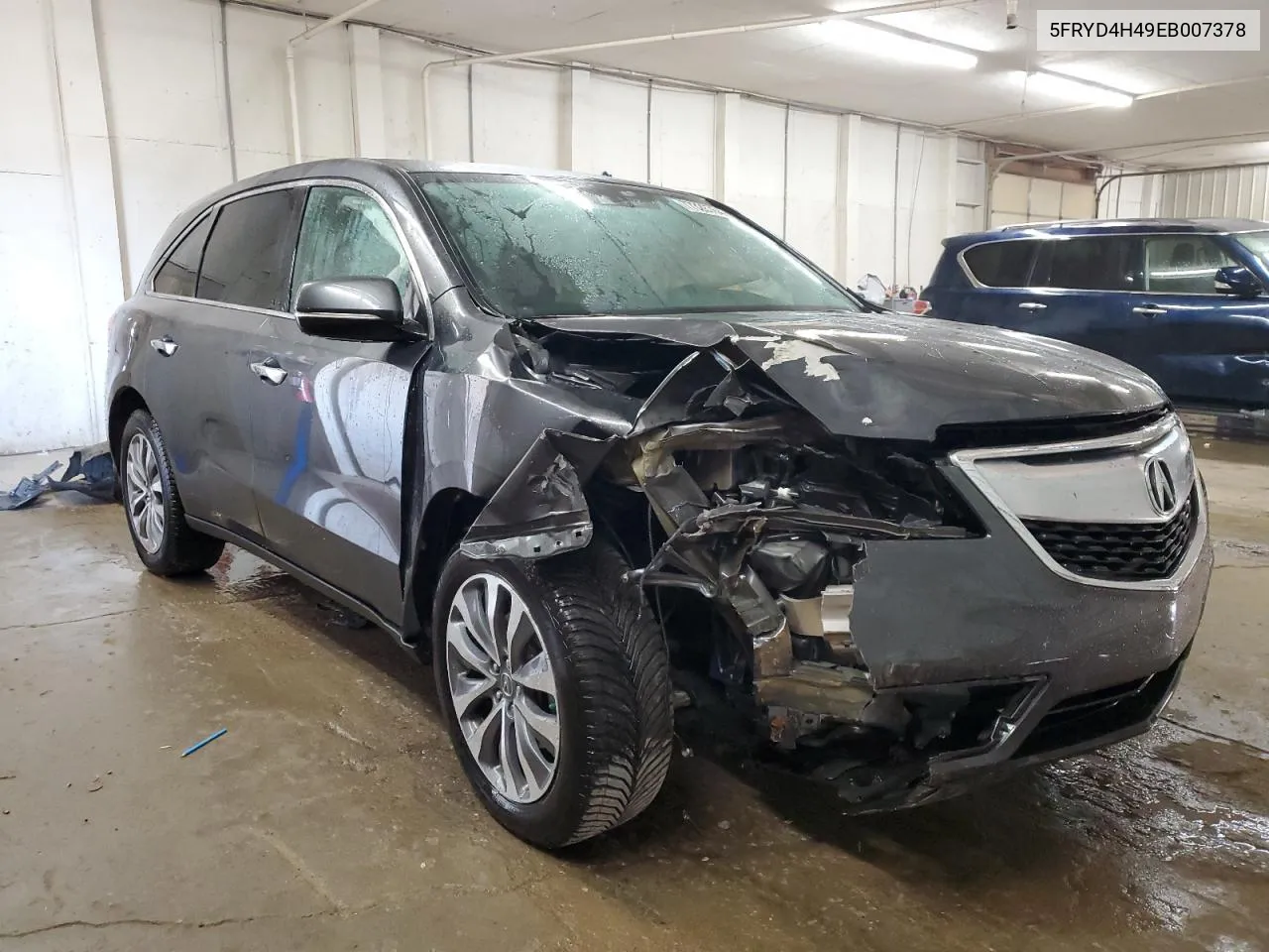 2014 Acura Mdx Technology VIN: 5FRYD4H49EB007378 Lot: 77328764