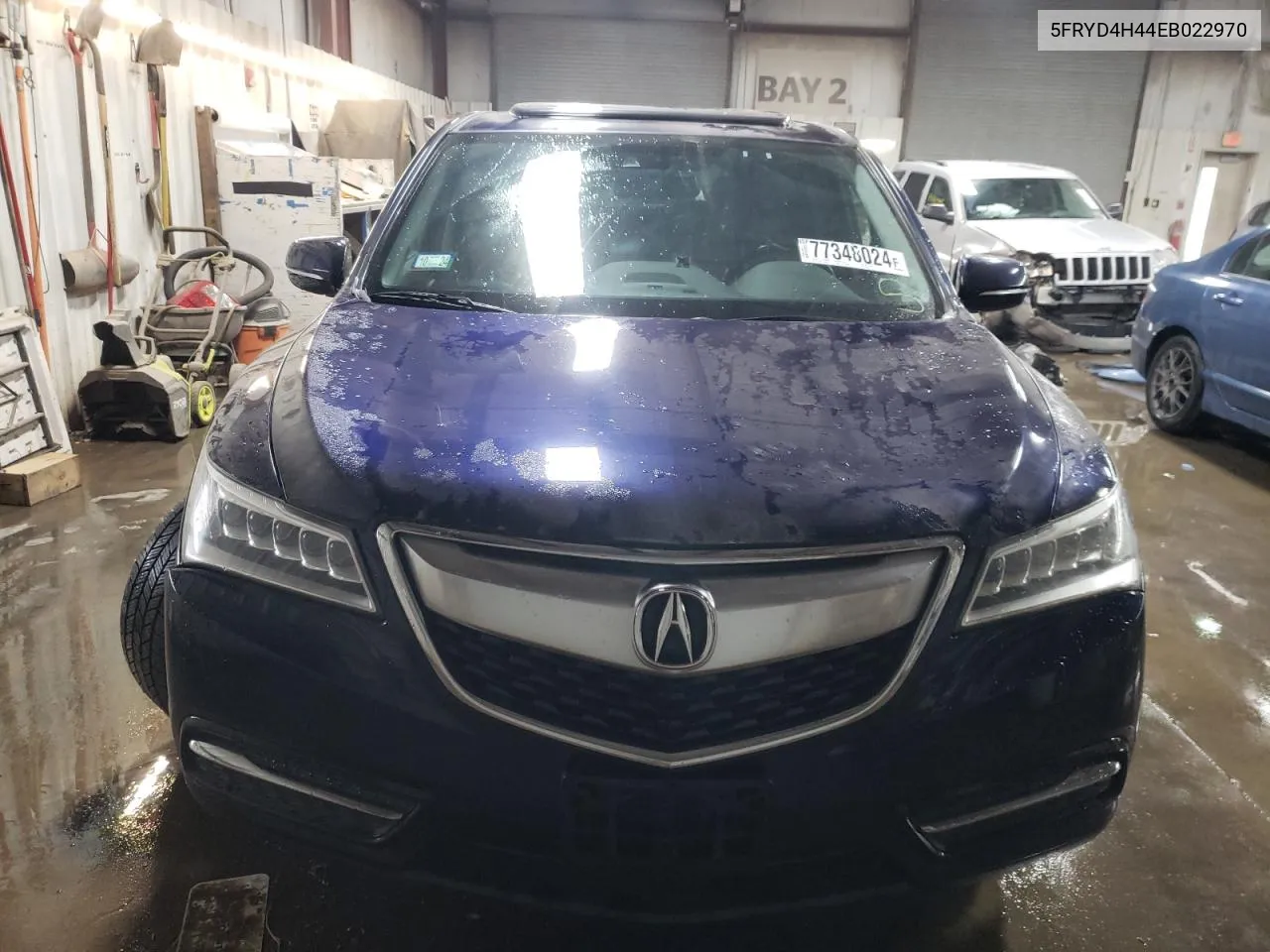 2014 Acura Mdx Technology VIN: 5FRYD4H44EB022970 Lot: 77348024