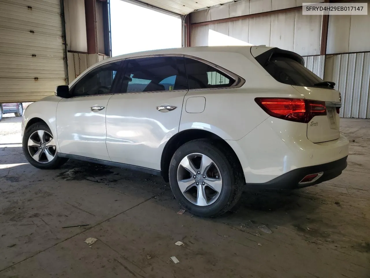 2014 Acura Mdx VIN: 5FRYD4H29EB017147 Lot: 77389834