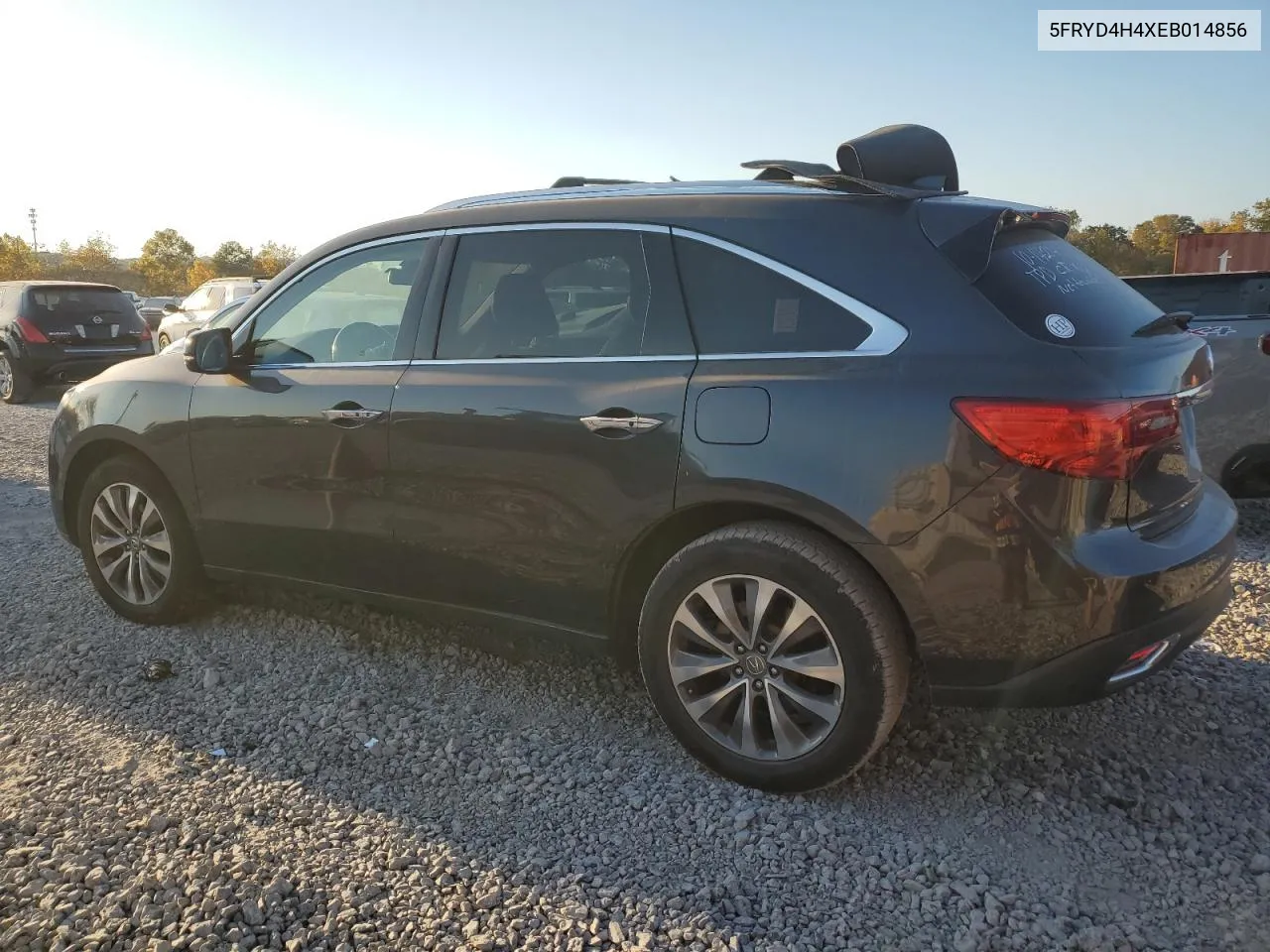 2014 Acura Mdx Technology VIN: 5FRYD4H4XEB014856 Lot: 77611464