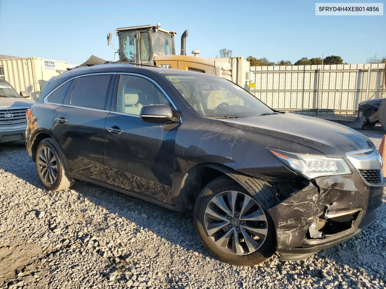 2014 Acura Mdx Technology VIN: 5FRYD4H4XEB014856 Lot: 77611464