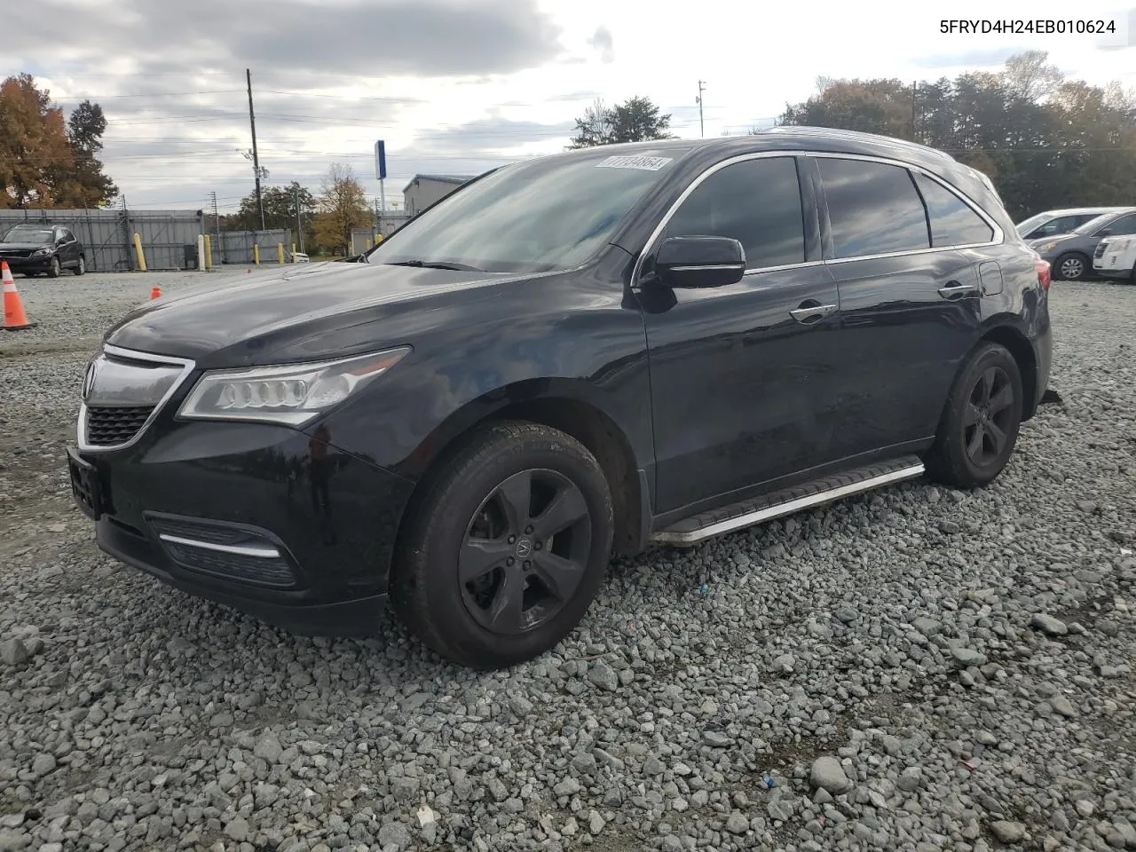 2014 Acura Mdx VIN: 5FRYD4H24EB010624 Lot: 77734864