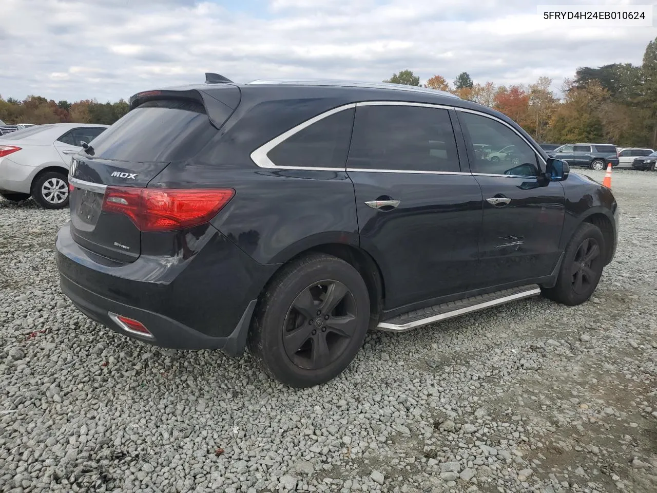 2014 Acura Mdx VIN: 5FRYD4H24EB010624 Lot: 77734864