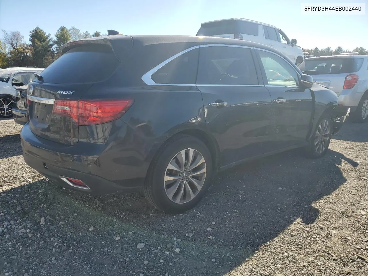 2014 Acura Mdx Technology VIN: 5FRYD3H44EB002440 Lot: 78059174