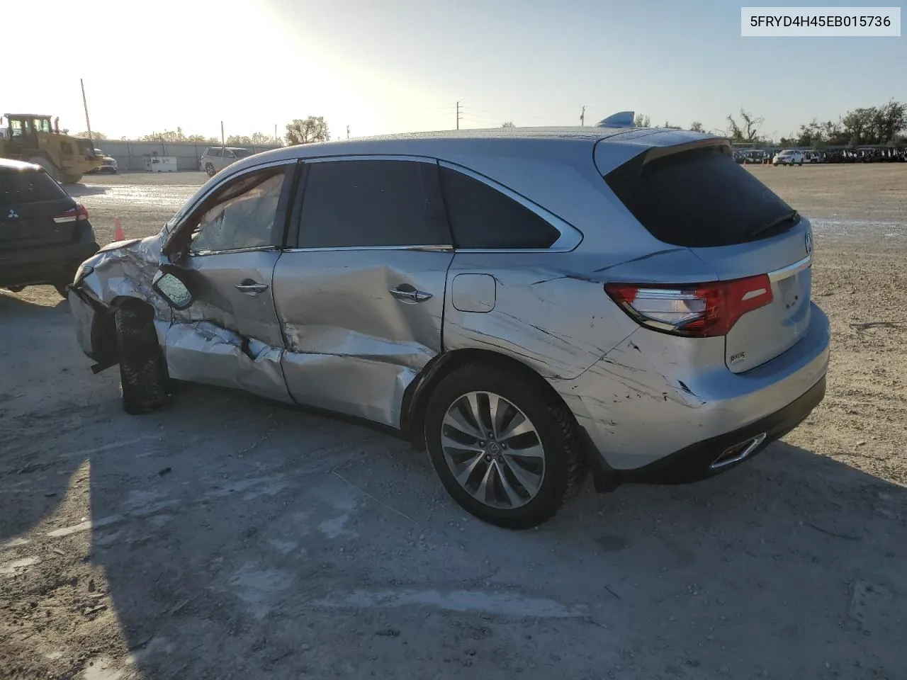 2014 Acura Mdx Technology VIN: 5FRYD4H45EB015736 Lot: 78618024