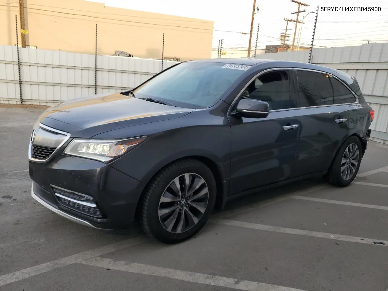 2014 Acura Mdx Technology VIN: 5FRYD4H4XEB045900 Lot: 78743244